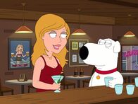 Family Guy – Bei einer ausgedehnten Sauftour lernt Brian (r.) die attraktive Hauptdarstellerin der Serie "The Hills", Lauren Conrad (l.), kennen ...
