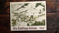 Im Wandel der Zeit - 3 Familien - 3 Generationen – Postkarte Saalbach – Seilbahn,1960.