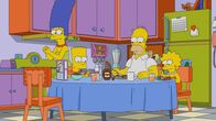 Die Simpsons – (v.l.n.r.) Marge; Bart; Homer; Lisa