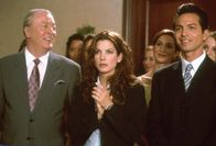 Miss Undercover – (v.l.n.r.) Michael Caine als Victor Melling, Sandra Bullock als Gracie Hart, Benjamin Bratt als Eric Matthews