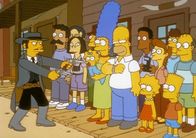Die Simpsons – Familie Simpson besucht ein altes Western-Dorf.