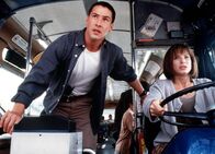 Speed – Speed Ein gutes Team: Keanu Reeves als Jack Traven, Sandra Bullock als Annie Porter