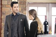 Lucifer – Lucifer (Tom Ellis, l.); Chloe (Lauren German, r.)
