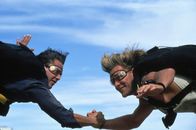 Gefährliche Brandung - Point Break – Johnny Utah (Keanu Reeves) und Bodhi (Patrick Swayze)