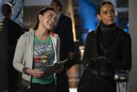 Lucifer – L-R: Ella Lopez (Aimee Garcia), Mazikeen (Lesley-Ann Brandt)