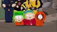 South Park – Vorne, l-r: Kyle, Eric, Kenny