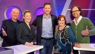 Meister des Alltags – v.li. Bodo Bach, Enie van de Meiklokjes, Florian Weberm Alice Hoffmann und Christoph Sonntag.