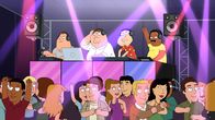 Family Guy – v.l.n.r.) Joe, Peter, Quagmire und Cleveland durch Zufall an einen DJ Auftritt in einem Club.