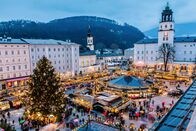 ATV - Die Reportage – Salzburg, Austria. Christmas Market in the old town of Salzburg.