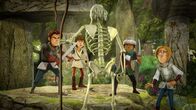 Arthur und die Freunde der Tafelrunde – Arthur und seine Freunde sind perplex: Plötzlich stehen sie einem lebenden Skelett gegenüber.
