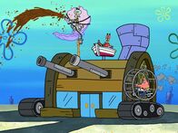 SpongeBob Schwammkopf – v.li.: Squidward, Mr. Krabs, Patrick