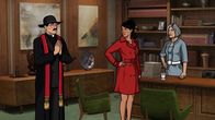 Archer – (v.l.n.r.) Sterling Archer; Lana Kane; Malory Archer