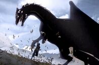 Die Mythen der Wikinger – Sigurd kämpft gegen den Drachen, der den Schatz und den magischen Ring bewacht.