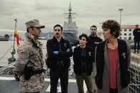 Rapa – (v.l.n.r.) Ignacio (Fran Lareu); Bolaño (Adrián Ríos); Ángela (Cristina Collazo); Maite (Mónica López)