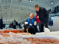 WeltWeit – Korrespondent Ernst Gelegs und Kameramann Daniel Bogataj am Athener Fischmarkt