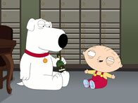Family Guy – Brian Griffin (l.); Stewie Griffin (r.)