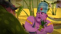 Tashi – Baba Jaga hat Dschinni in seinem Urlaub aufgesucht.