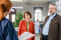 Die Rosenheim-Cops – Birte Andresen (Sophie Melbinger), Anton Stadler (Dieter Fischer).