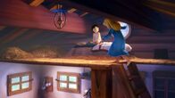 Heidi – lara läuft zum ersten Mal wieder.