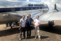 GEO Reportage – Das Team im Einsatz in Kolumbien (v.l.): Kameraassistent Enrique Castelblanco, Autor Stefan Richts und Kameramann Stefan Stechow