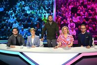 Wer isses? – (v.l.n.r.) Chris Tall; Tahnee; Steven Gätjen; Ruth Moschner; Ralf Schmitz