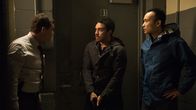 Unforgettable – Al Burns (Dylan Walsh, l.), Denny Padilla (E.J. Bonilla, m.) und Jay Lee (James Hiroyuki Liao, r.)