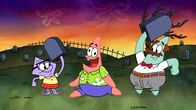 Die Patrick Star Show – v.li.: Squidina, Patrick, Cecil