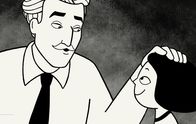 Persepolis – L-R: Onkel Anouche und Marjane