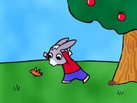 Trotro – Beim Spielen im Garten entdeckt TROTRO einen kleinen Vogel.