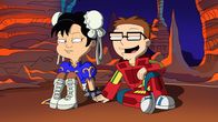 American Dad! – L-R: Akiko, Steve