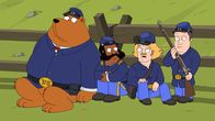 The Cleveland Show – L-R: Tim, Cleveland Brown, Terry Kimple, Holt Richter