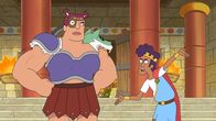 Krapopolis – v.li.: Stupendous, Tyrannis