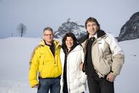 Bauer, ledig, sucht... – JÜRG I., Andrea, JÜRG O. Kandersteg, 3.1.2010. Bauer, ledig sucht. 4. Staffel. Fotos: Daniel Rihs