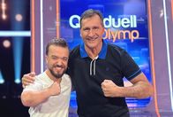 Quizduell - Olymp – Team "Goldjungs": Mathias Mester (l.) und Lars Riedel (r.)