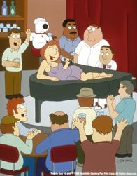 Family Guy – Stewies erster Geburtstag: Die Familie und Freunde feiern kräftig.