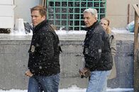 Navy CIS – Ermitteln in einem neuen Fall: Tony (Michael Weatherly, l.) und Gibbs (Mark Harmon, M.)