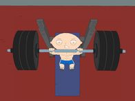 Family Guy – Lässt sie Muskeln spielen: Stewie Griffin