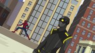 Spider-Man – On the left: Spider-Man