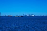 Drogen im Visier – Staten Island, New York: Blick auf Manhattan von Staten Island aus.