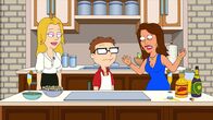 American Dad! – L-R: Trish, Steve, Suze