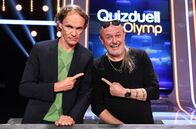 Quizduell-Olymp – Die Kandidaten des Teams "Witz": Olaf Schubert (l.) und Markus Krebs (r.).