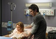 Scrubs - Die Anfänger – Elizabeth Banks (Dr. Kim Briggs), Zach Braff (John 'J.D.' Dorian).