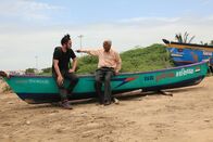 I Wouldn't Go In There – Diu, India: RJ and Captain Fulbaria sit on a boat talking. A retired sea captain, Captain Fulbaria is now found in the Diu Seashell Museum where he painstakingly collects and presents thousands of seashells from around the world.