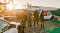 Navy CIS: L.A. – (v.li.): Eric Christian Olsen (Martin ‚Marty‘ Deeks), Chris O’Donnell (Special Agent G. Callen), LL Cool J (Special Agent Sam Hanna), Daniela Ruah (Special Agent Kensi Blye).