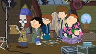 American Dad! – (v.l.n.r.) Roger; Toshi Yoshida; Steve Smith; Snot Lonstein; Barry Robinson