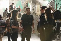 Castle – L-R: Naomi Duvray (Krista Allen), Brock Harmon (Ted McGinley), Richard Castle (Nathan Fillion), Kate Beckett (Stana Katic)