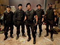 The Expendables – Jet Li (Yin Yang), Jason Statham (Lee Christmas), Sylvester Stallone (Barney 'The Schizo' Ross), Randy Couture (Toll Raod), Terry Crews (Hale Caesar).