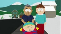 South Park – Vorne: Eric. Hinter, l-r: Cesar Millan, Liane.
