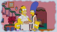 Die Simpsons – (v.l.n.r.) Lisa; Homer; Marge; Bart