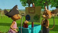 JoNaLu – Wo ist nur der Piratenschatz? Naya, Ludwig und Jo rätseln, was die merkwürdigen Zeichen auf ihrer Schatzkarte bedeuten.